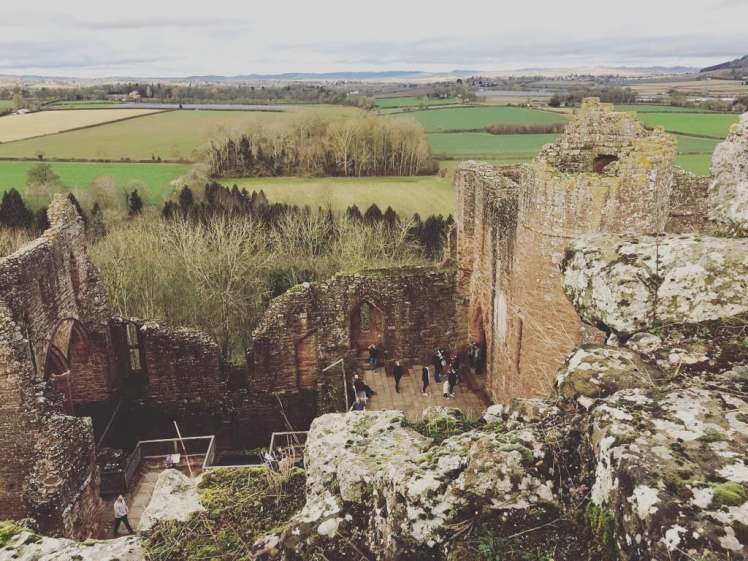 Exploring Goodrich Castle with Study Work Travel Blog