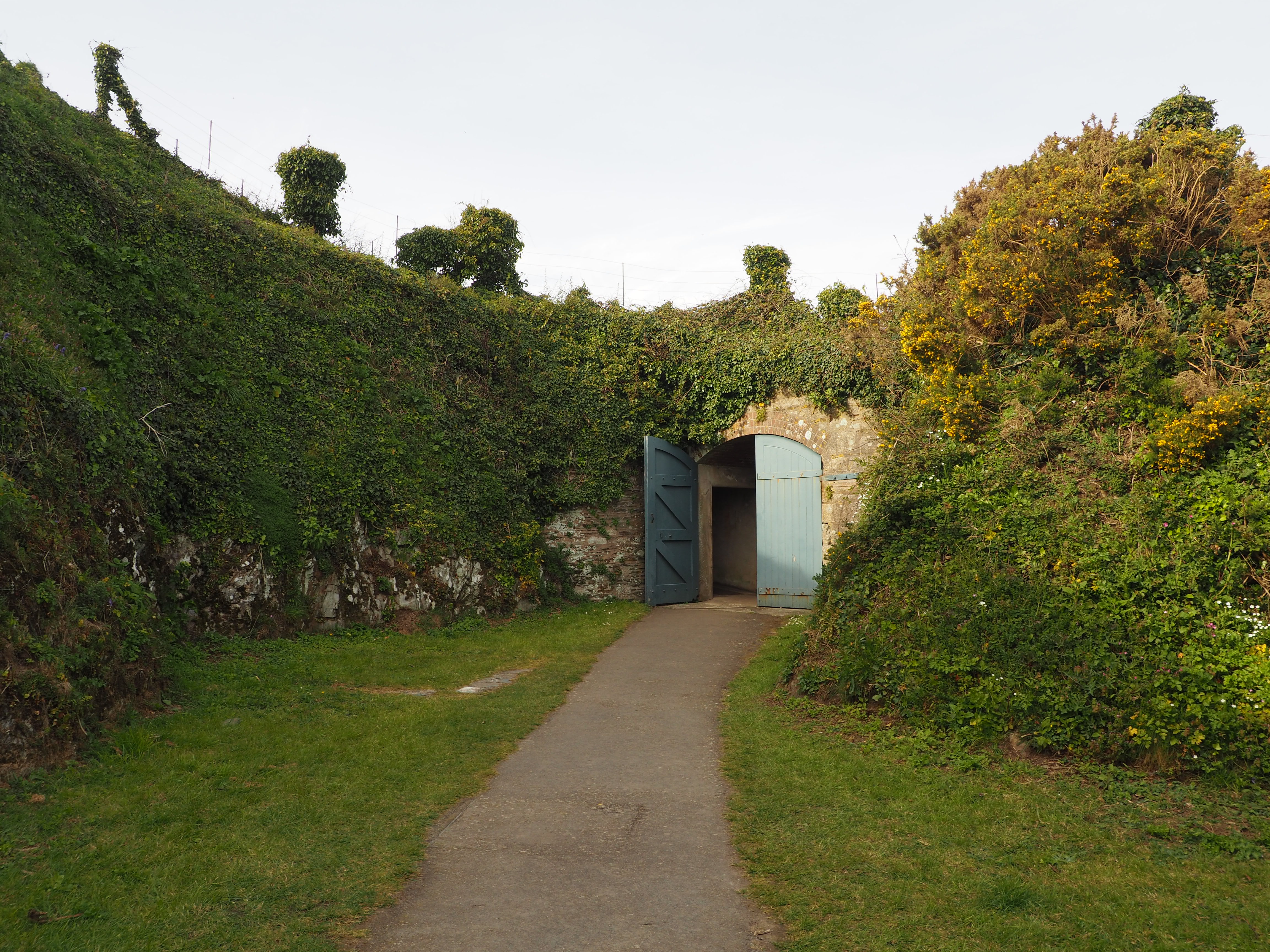 Pendennis castle tunnels with Study Work Travel Blog